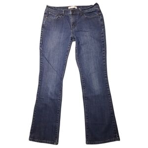Levi's 515 Boot Cut Studded Pockets Blue Jeans 8M